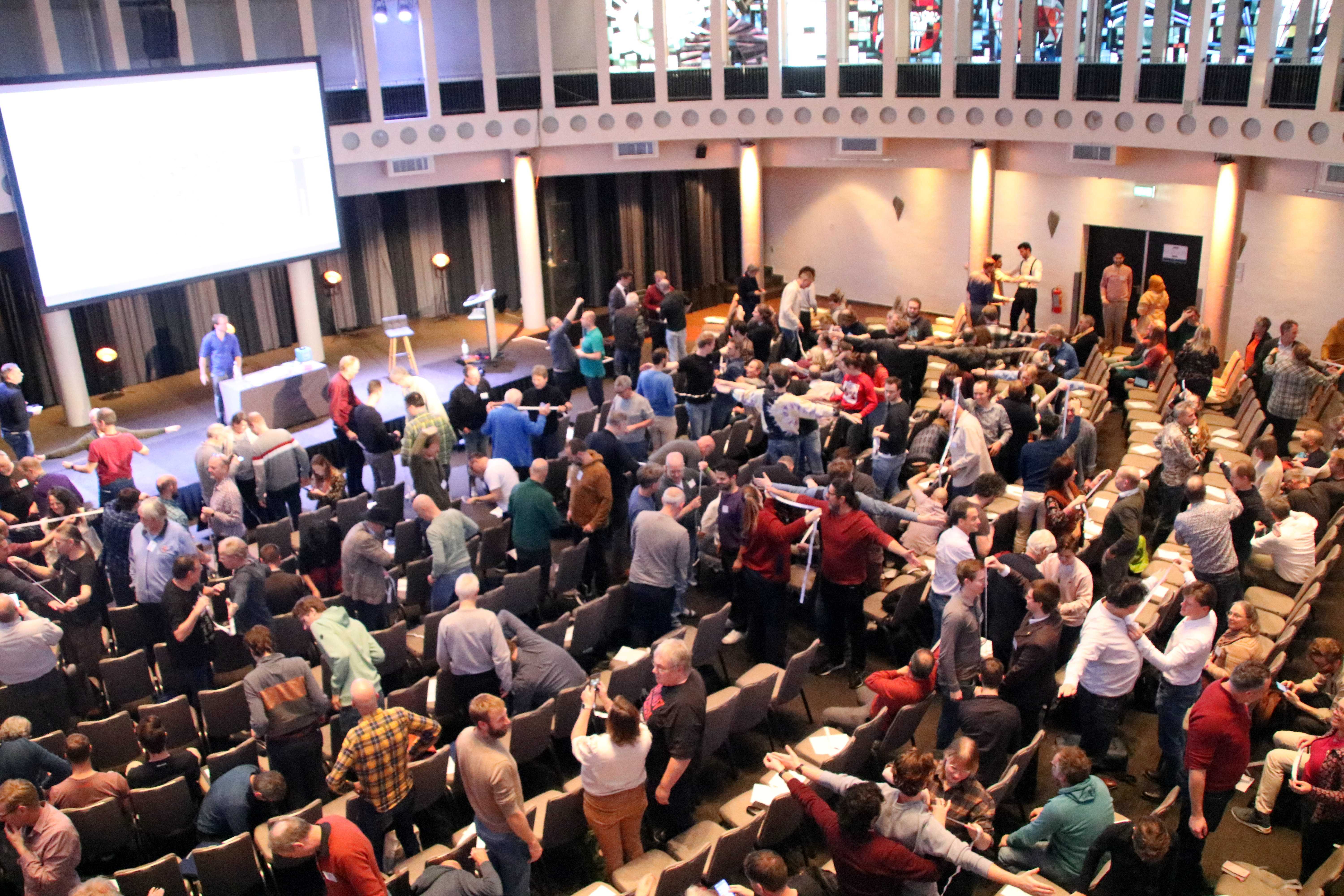 The 2025 WND conference, live measurement with ~200 teachers.